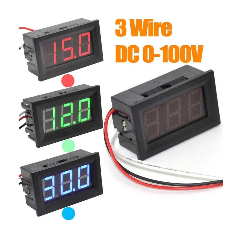0.56inch Three-Wires DC LED Light Digital Voltmeter