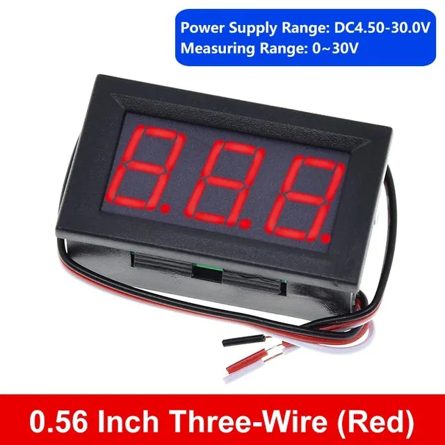0.56inch Three-Wires DC LED Light Digital Voltmeter