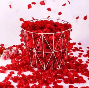 100 Pcs/Pack Artificial Flower Rose Petals for Wedding Valentine's Day Decor DARK RED (Copy)