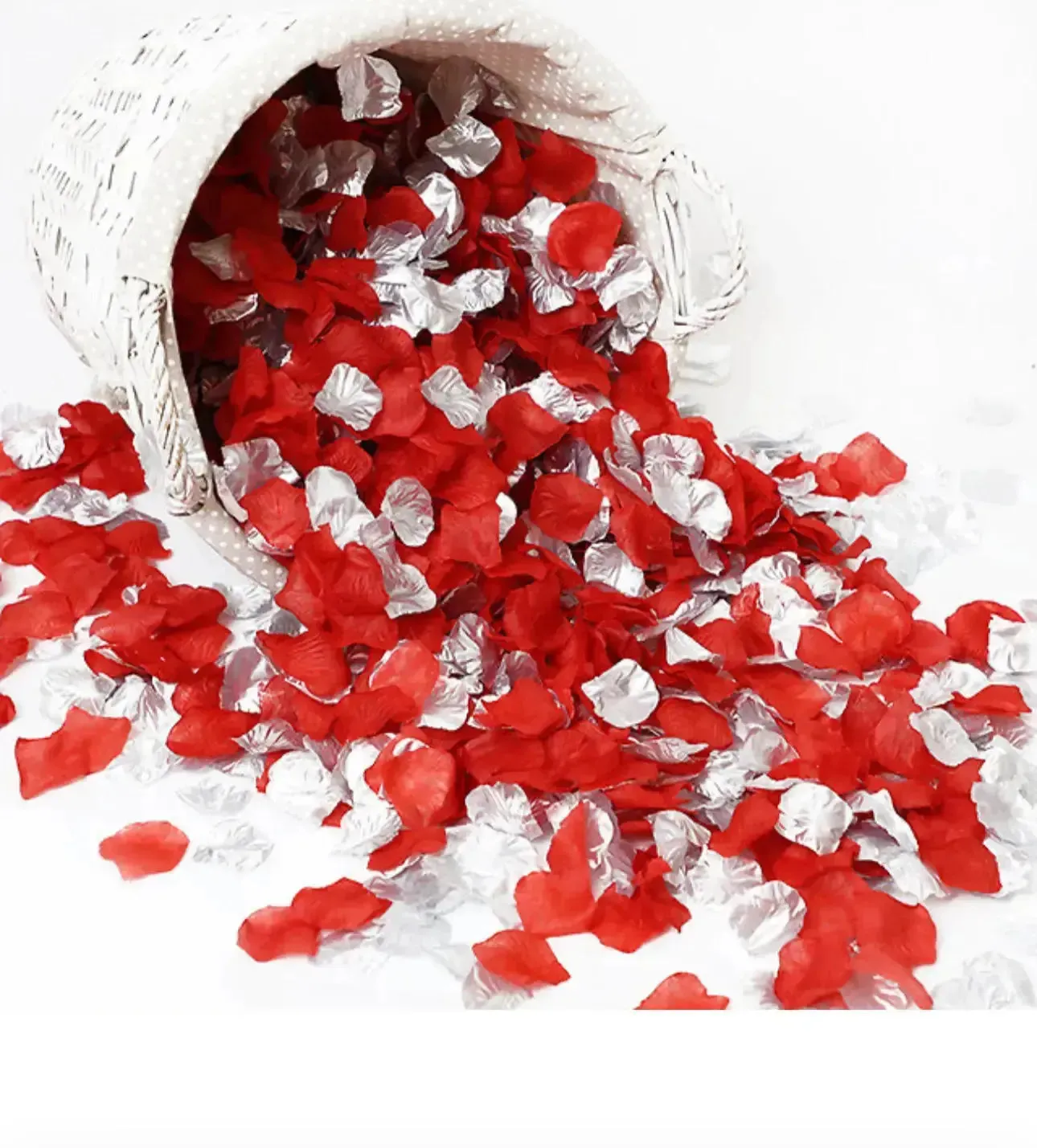 100 Pcs/Pack Artificial Flower Rose Petals for Wedding Valentine's Day Decor DARK RED (Copy)