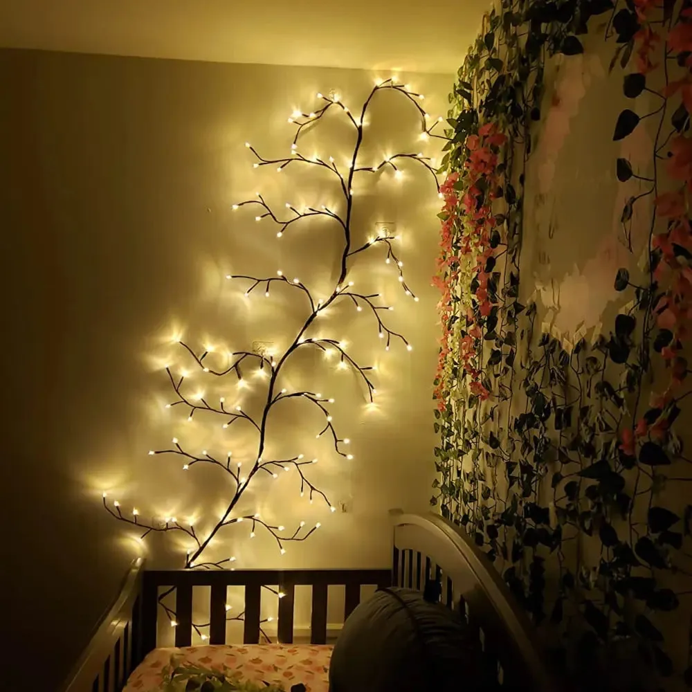 144 LEDs Lighted Vine Tree - Indoor Willow Tree Decoration