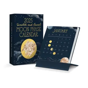 2025 Scratch & Reveal - Moon Phase Desk Calendar