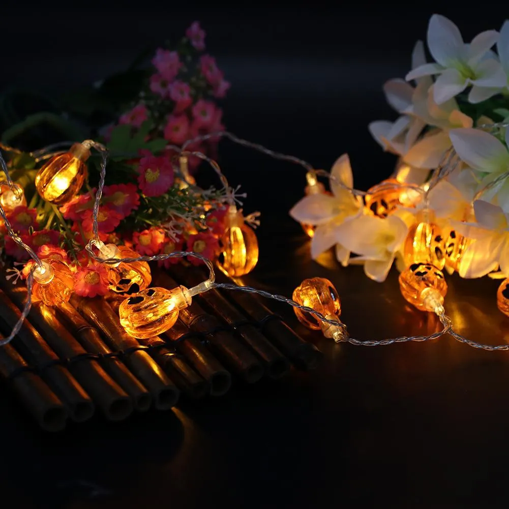 20pcs LED Lamps Halloween Ghost Pumpkin String Lights for Party Bar Decor
