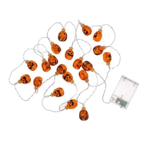 20pcs LED Lamps Halloween Ghost Pumpkin String Lights for Party Bar Decor