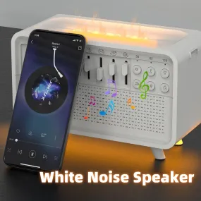 3 In 1 Bluetooth Speaker White Noise Sleep Night Light Humidifier All-in-one Machine Free Combination Of 8 Group Nature Sound