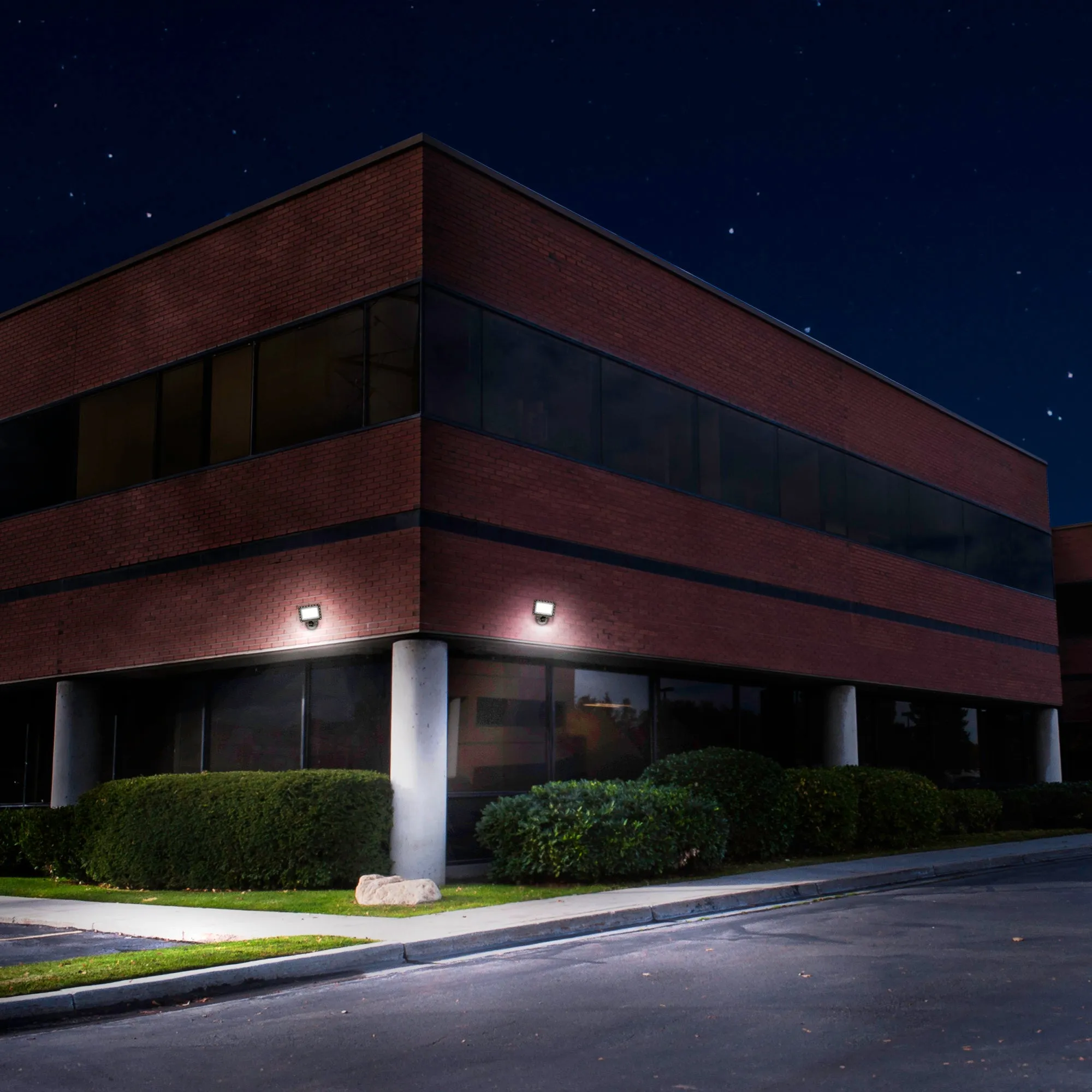 3000/2000/1000 Lumens Bright White (4000K) Commercial Flood Light, Bronze