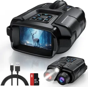 4K Night Vision Binoculars with advanced infrared technology and 8X digital zoom capability