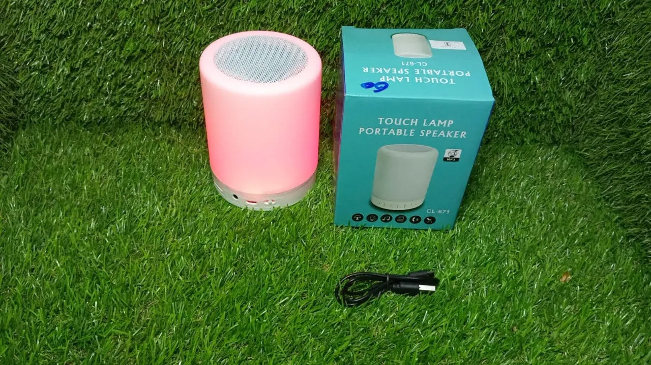 6249 Wireless Night Light LED Touch Lamp Speaker blootuth speaker