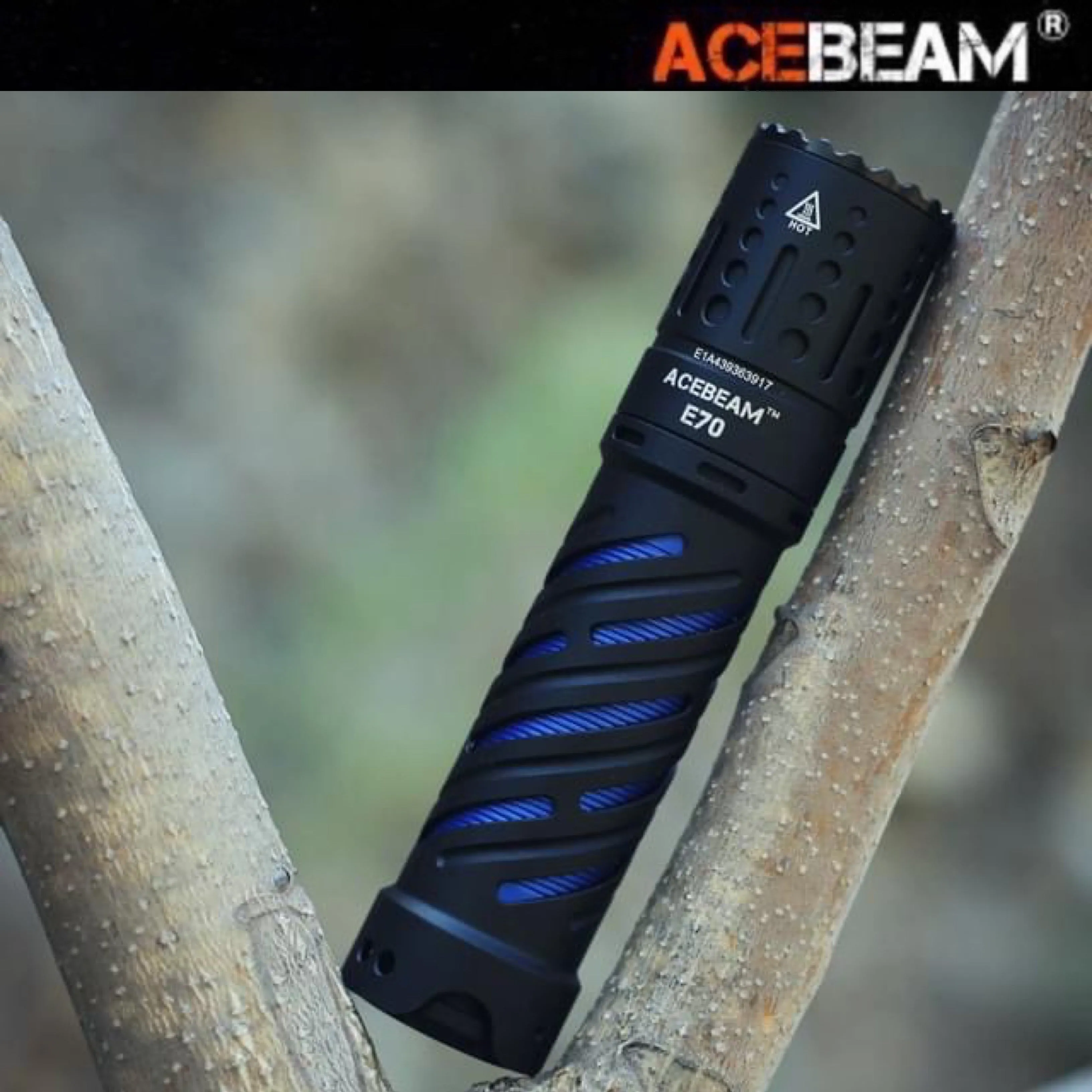 ACEBEAM E70-AL 4600LMS 240M Super Bright EDC Flashlight  (ไม่รวมแบตเตอรี่)