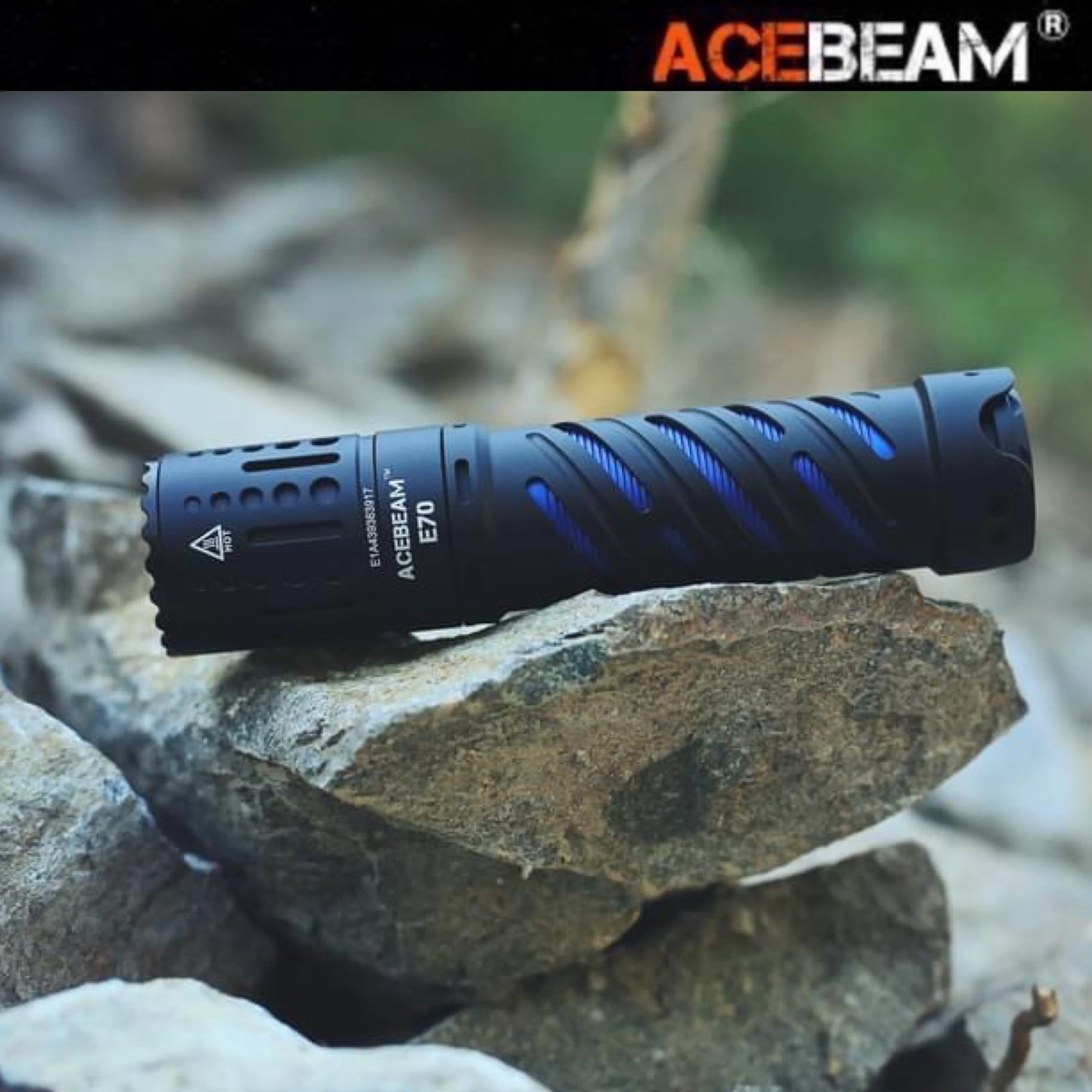 ACEBEAM E70-AL 4600LMS 240M Super Bright EDC Flashlight  (ไม่รวมแบตเตอรี่)