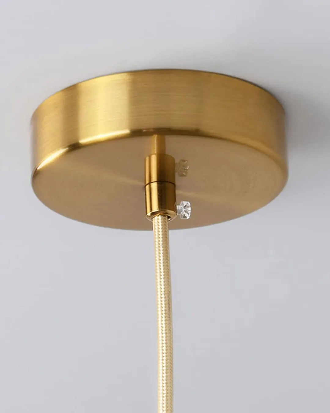 Acrylic Tube LED Pendant Light - Gold