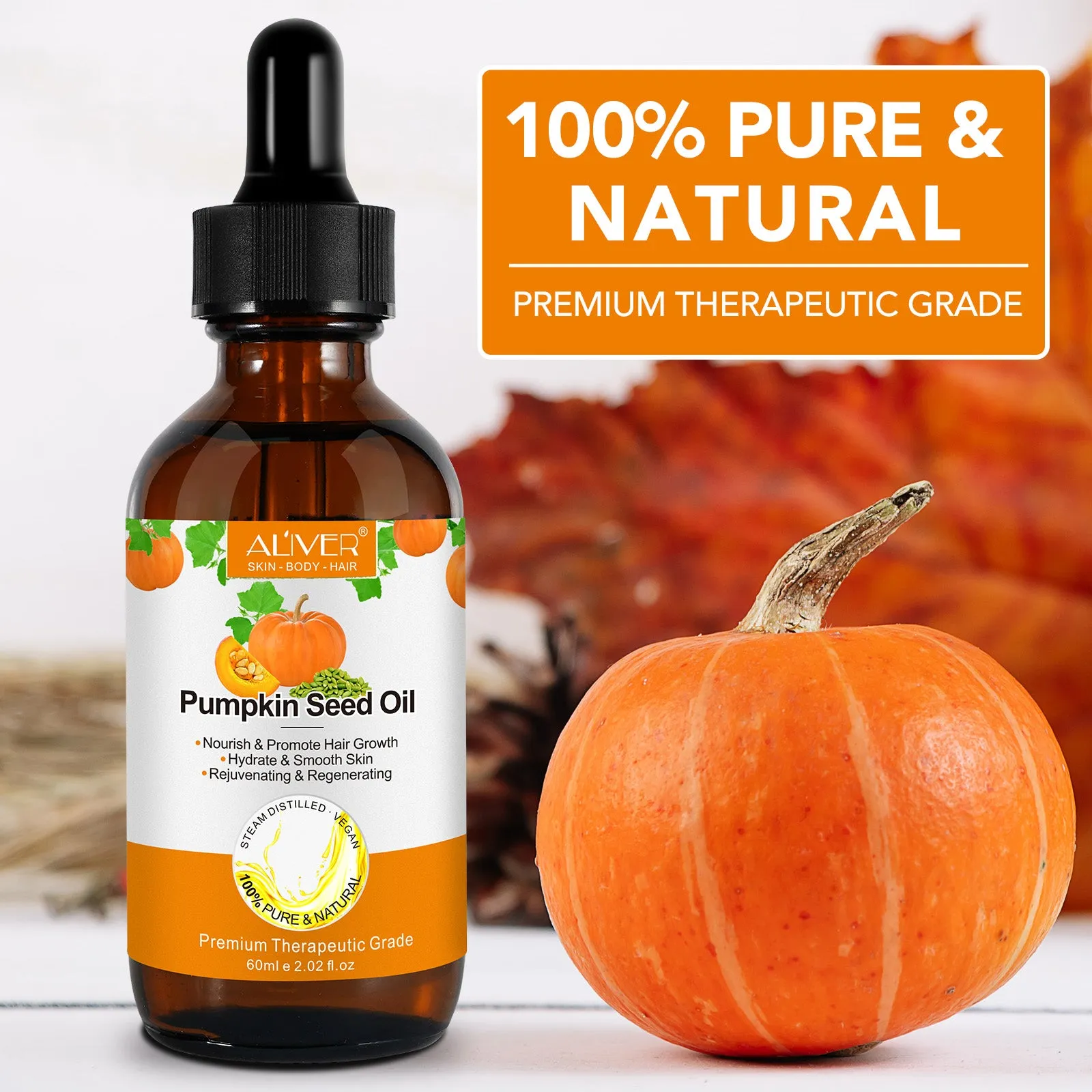 ALIVER Pumpkin Seed Oil 2 Packs