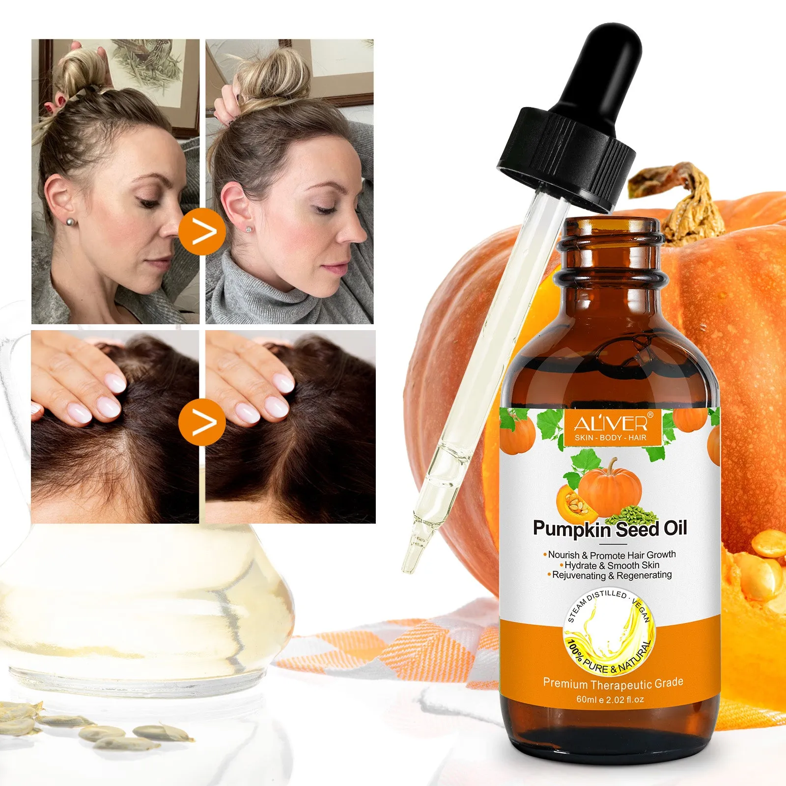 ALIVER Pumpkin Seed Oil 2 Packs