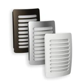 AmerTac Louver Decoplug NL-DPLV-W Night Light, 120 V, 0.9 W, LED Lamp, Warm White Light, 2 Lumens, 3000 K Color Temp