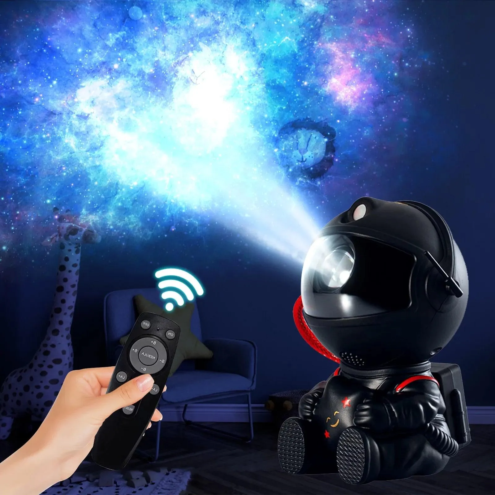 Astronaut Galaxy Star Projector Starry Night Light