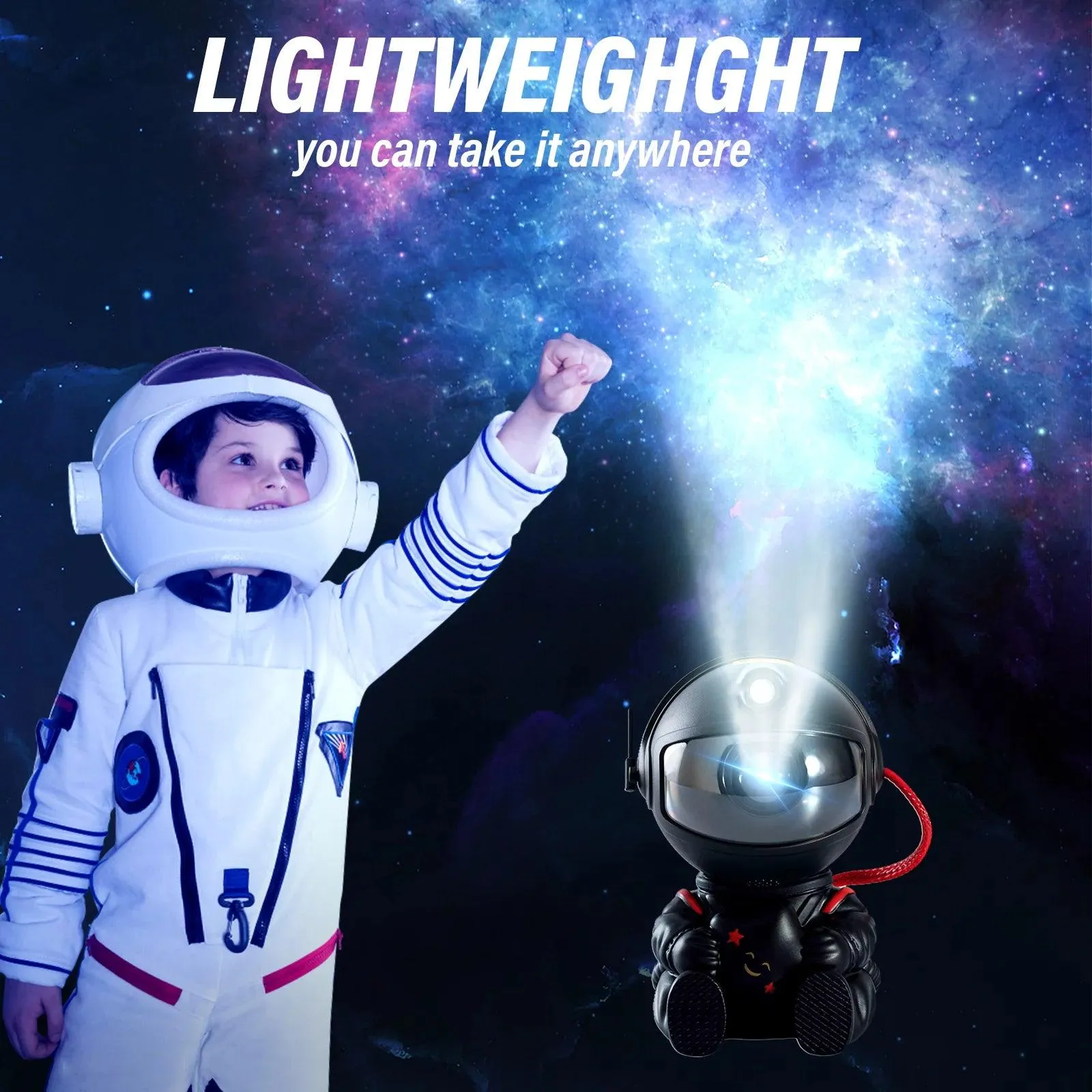 Astronaut Galaxy Star Projector Starry Night Light
