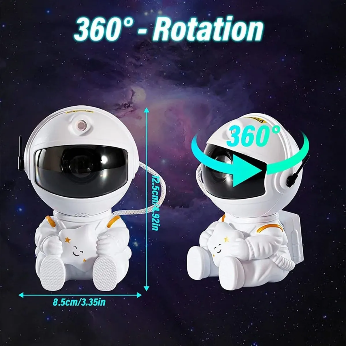 Astronaut Projector Galaxy Starry Night Light Nebula Sky Star Projector LED Remote