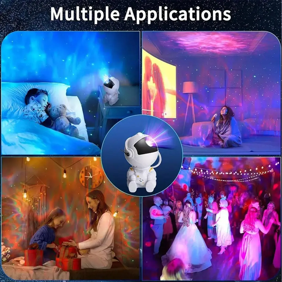 Astronaut Projector Galaxy Starry Night Light Nebula Sky Star Projector LED Remote