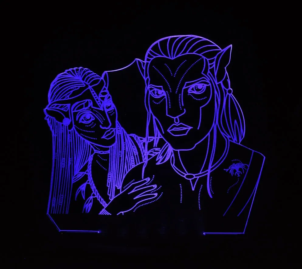 Avatar Personalised Name Light 3D LED Night Light Lamp