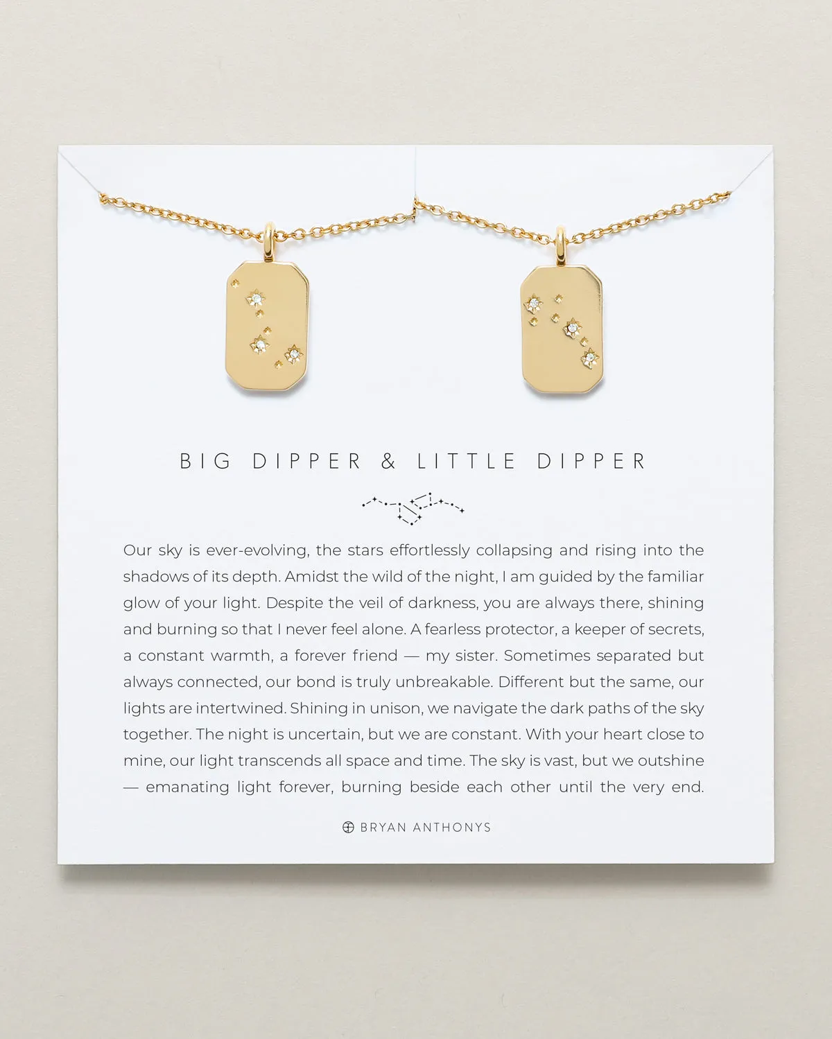 Big Dipper & Little Dipper Necklace Set