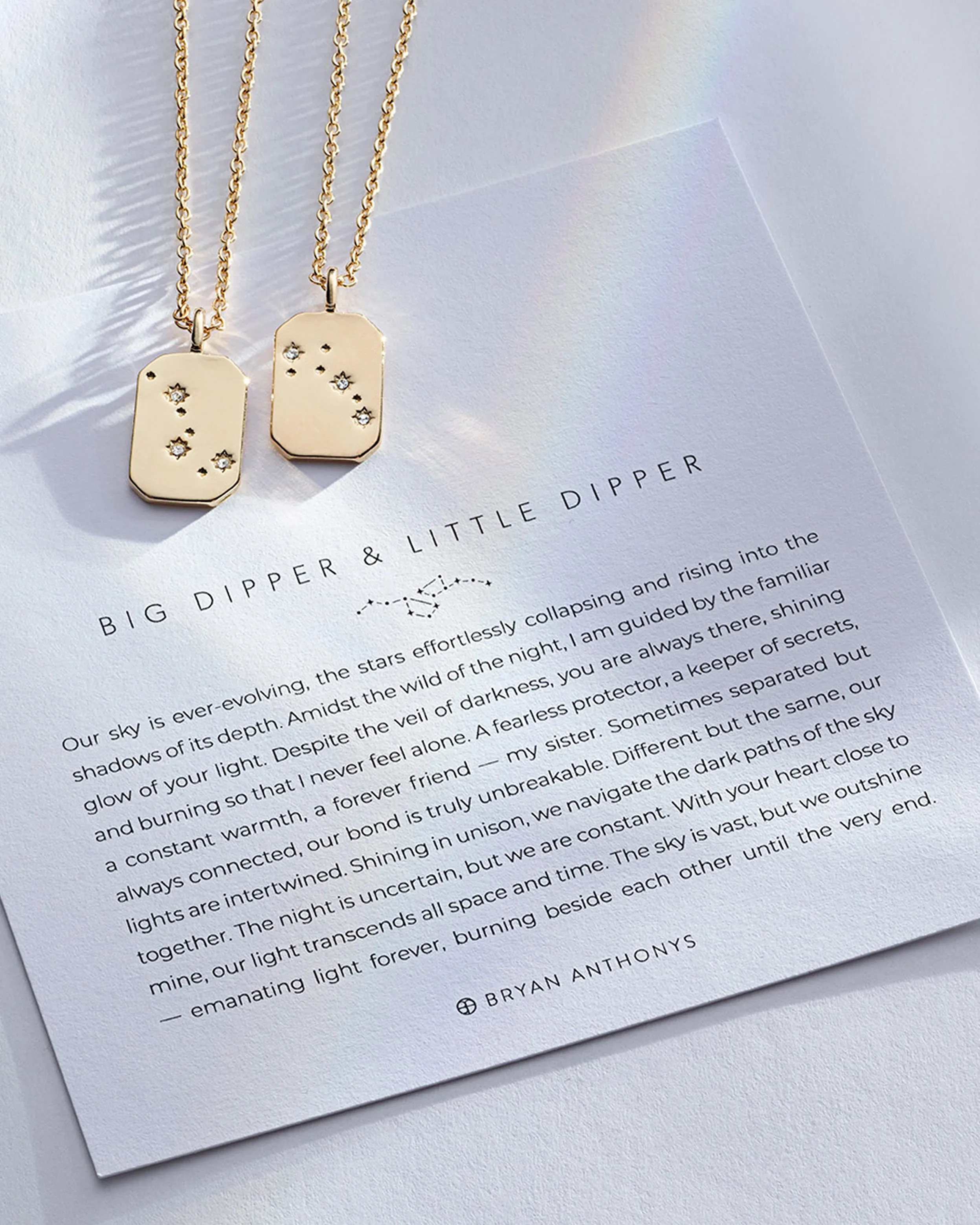 Big Dipper & Little Dipper Necklace Set