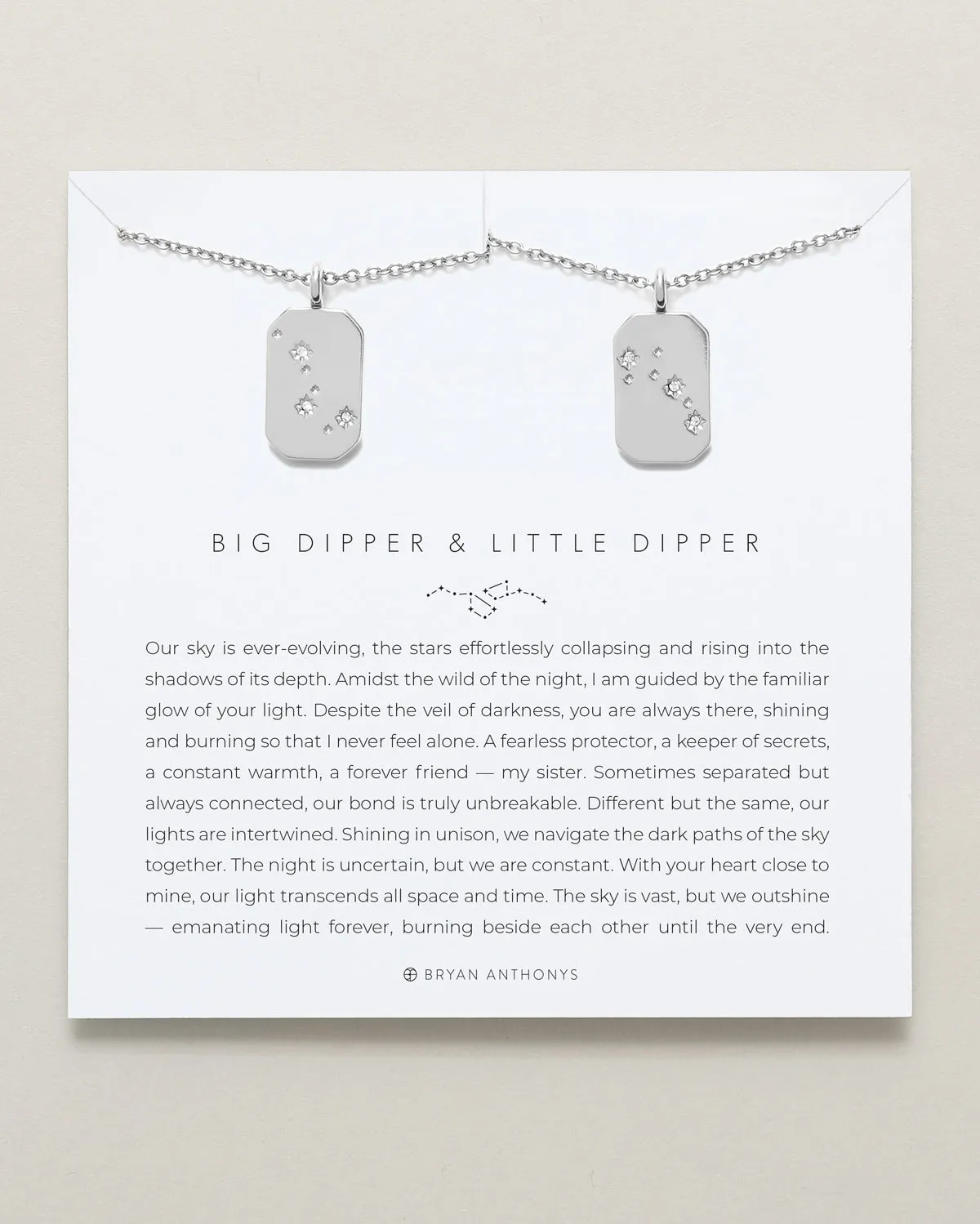 Big Dipper & Little Dipper Necklace Set