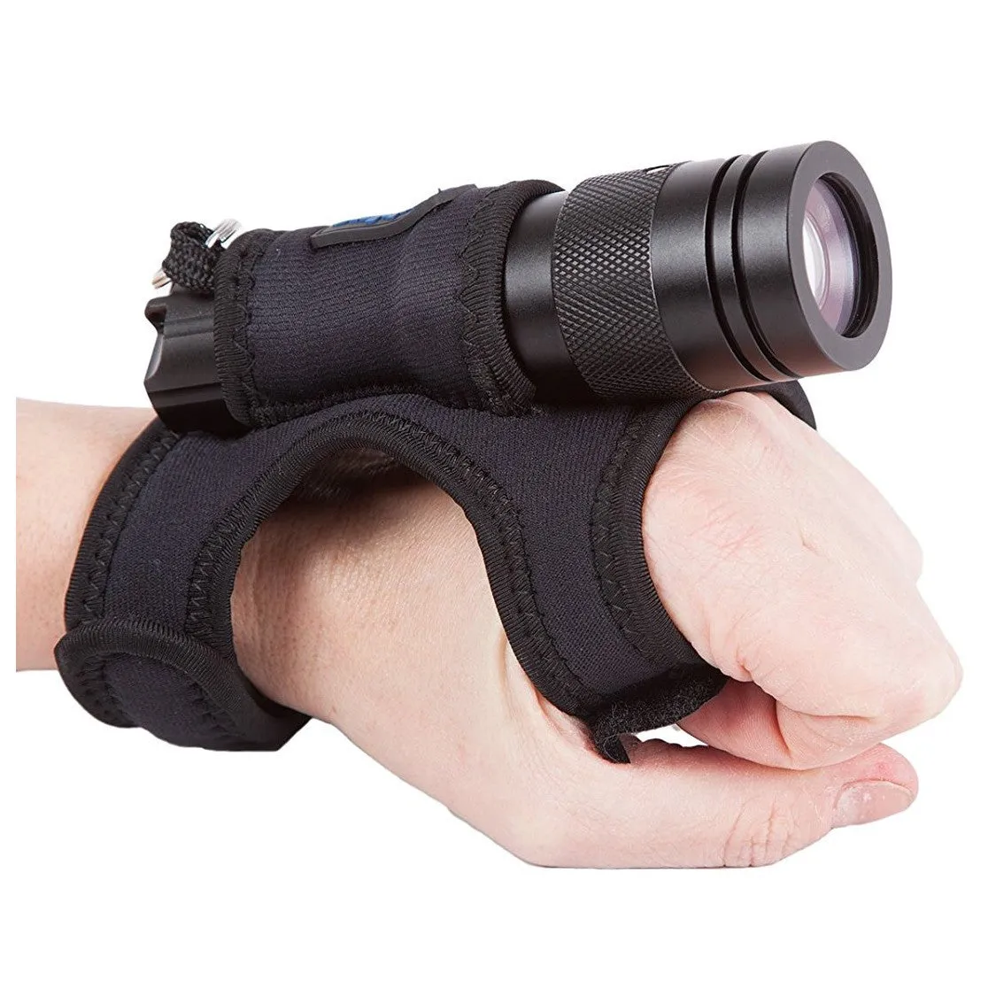 BigBlue CF450 Black with Glove and Batteries Dive Light