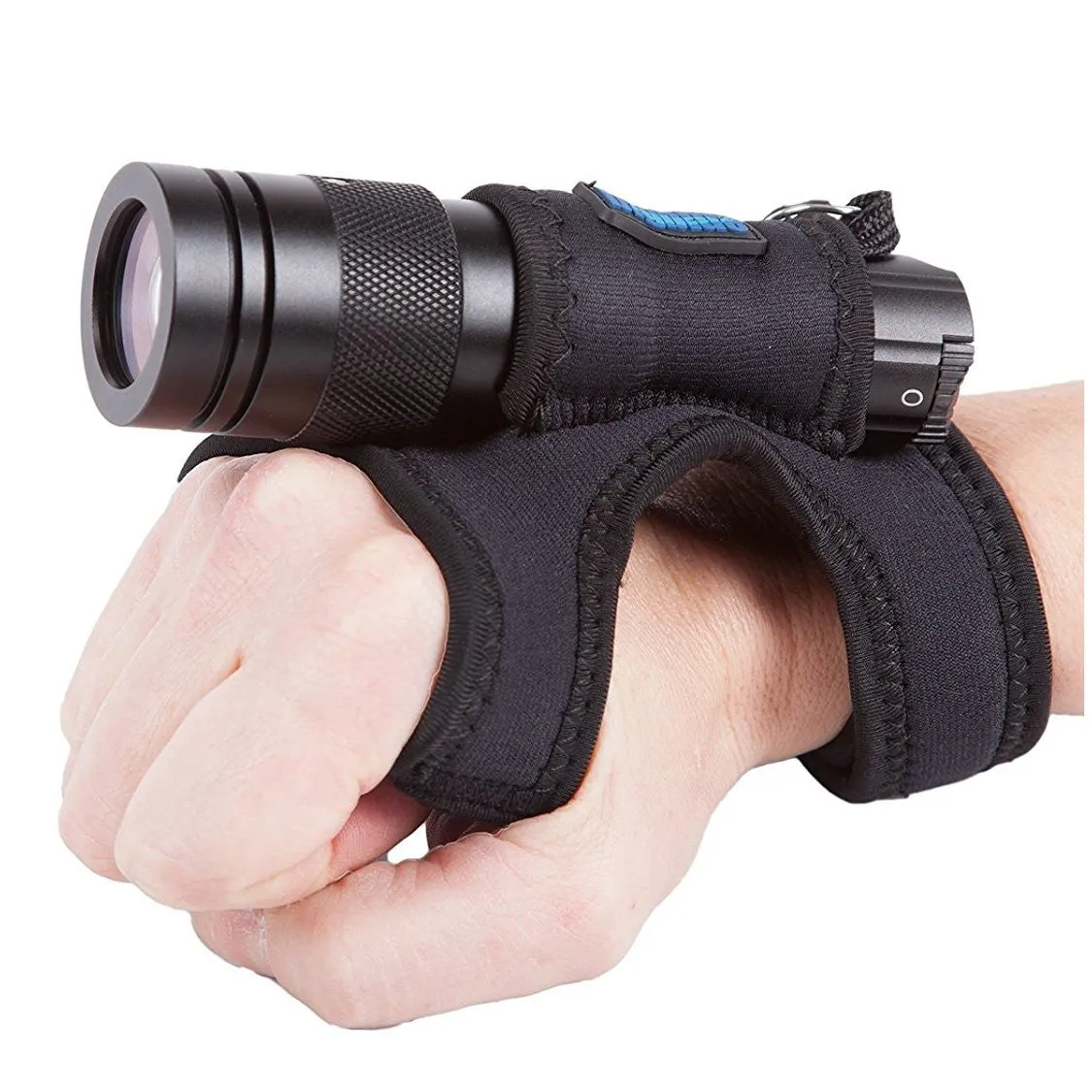 BigBlue CF450 Black with Glove and Batteries Dive Light