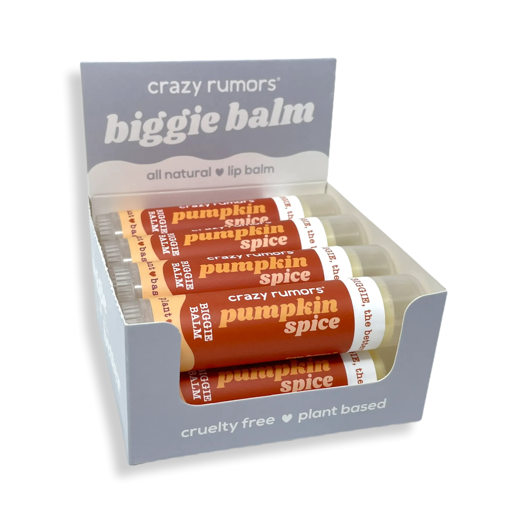 BIGGIE Balm Pumpkin Spice Oversized Chapstick - 100% Vegan