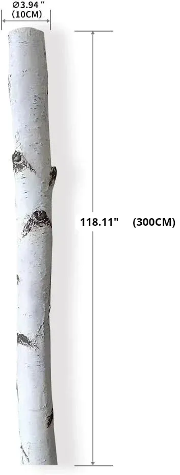 Birch Logs Decor - LED Birch Logs for Stylish Home and Outdoor Decor
