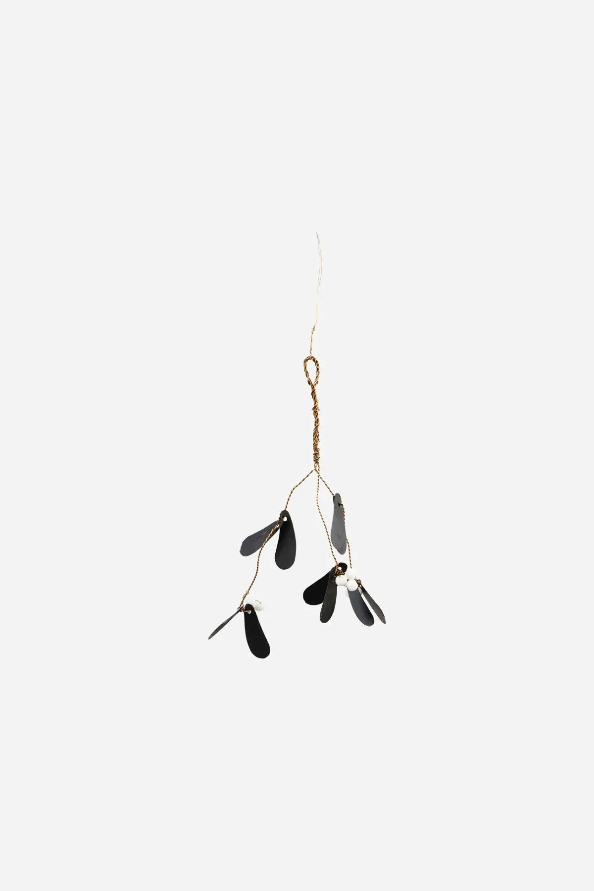 Black Mistletoe Decoration | Metal & Wire | by House Doctor