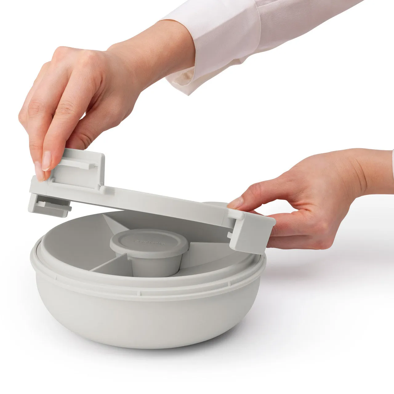 Brabantia Make & Take Salad Bowl - Light Grey