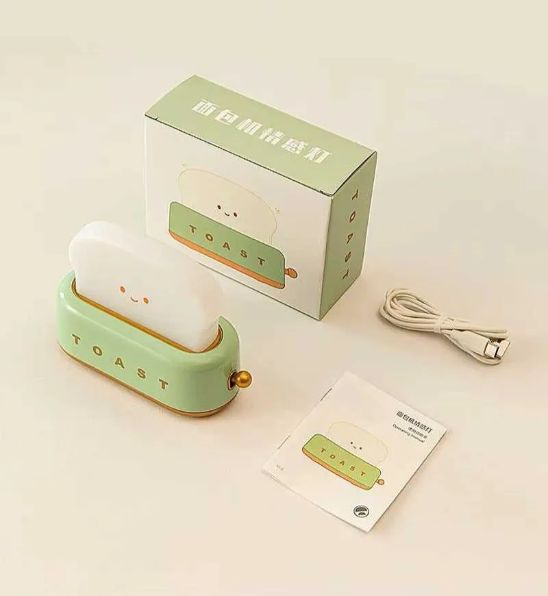 Bread Toast Cartoon LED Night Light