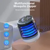 Bug Zapper, USB 2 in 1 Waterproof Electric Mosquito Zappers Mosquito Killer Lamp for Outdoor Indoor