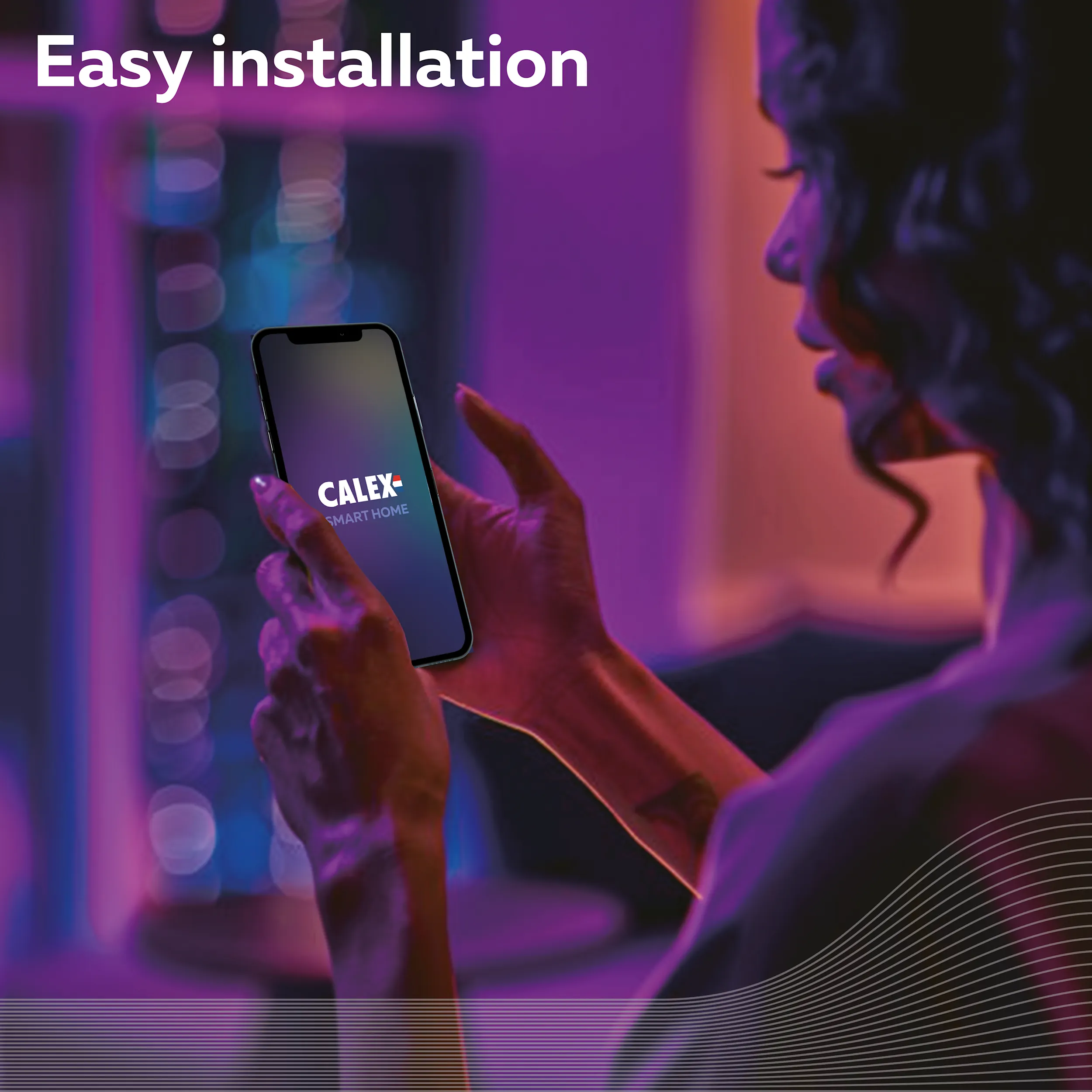 Calex Smart LED Strip - 10m - RGBIC   Warm White