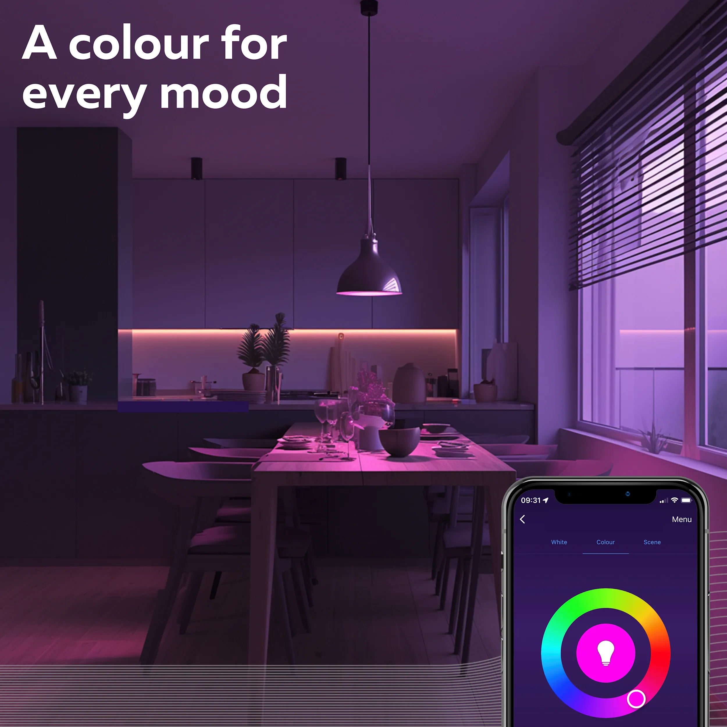 Calex Smart LED Strip - 10m - RGBIC   Warm White