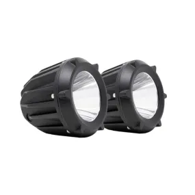 Cali Raised 3.5" Round Cannon White LED Light Pods