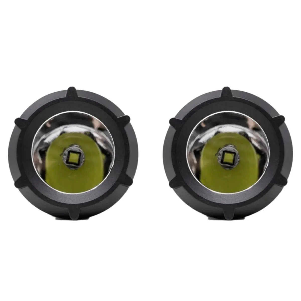 Cali Raised 3.5" Round Cannon White LED Light Pods