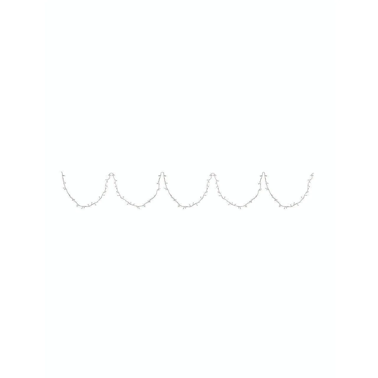 Classic Wire Cluster Lights | 25m | 1000L | Silver