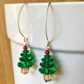 Classically Elegant Christmas Tree Earrings (Reboot)