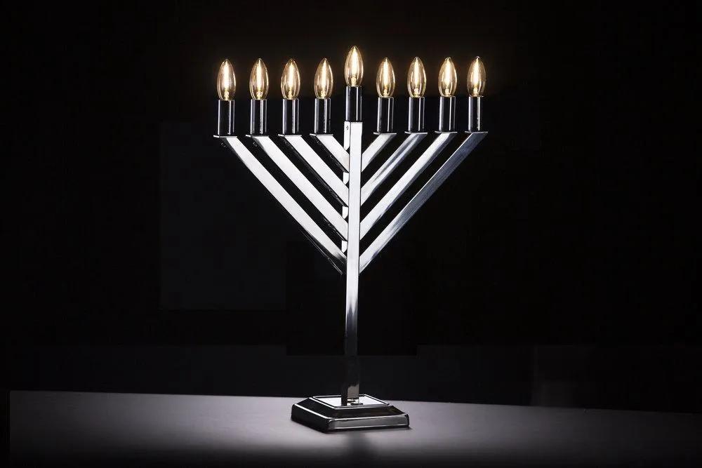 Convertible 18" LED And/Or Display Menorah