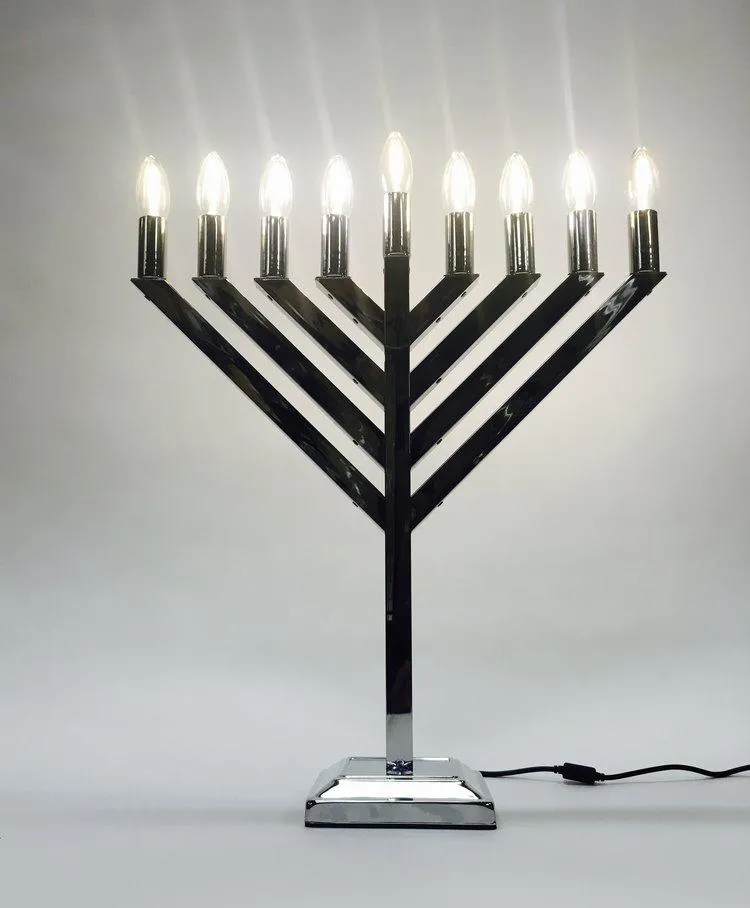 Convertible 18" LED And/Or Display Menorah
