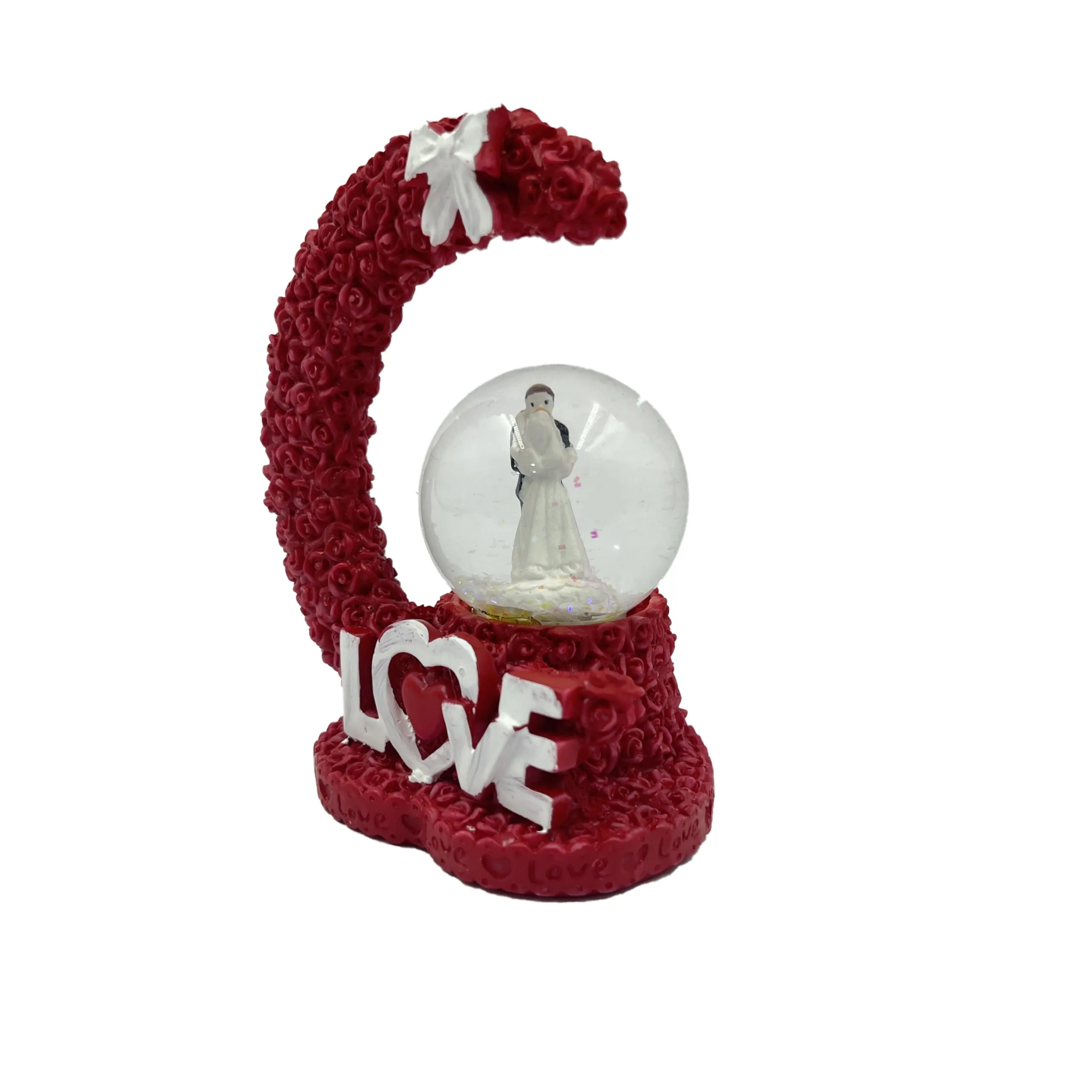 CraftVatika Romantic Love Couple Showpiece for Valentines Day Gifts with Lighting Valentines Gift for Girlfriend and Boyfriend, Husband, Valentine Gift for Him Her