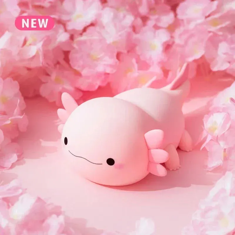 Cute Axolotl Touch Night Light