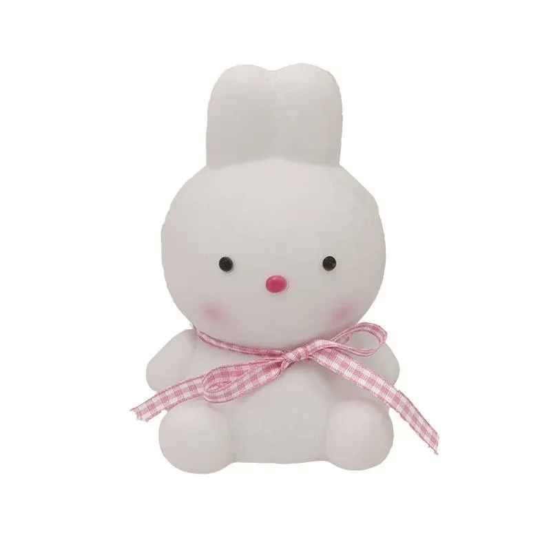 Cute Led Small Night Lamp Non-Plug-in Bedroom Girl Heart Cartoon Rabbit Decoration Bedroom Bedside Lamp