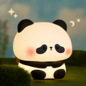 Cute Panda Touch Silicon Lamp - USB Chargeable