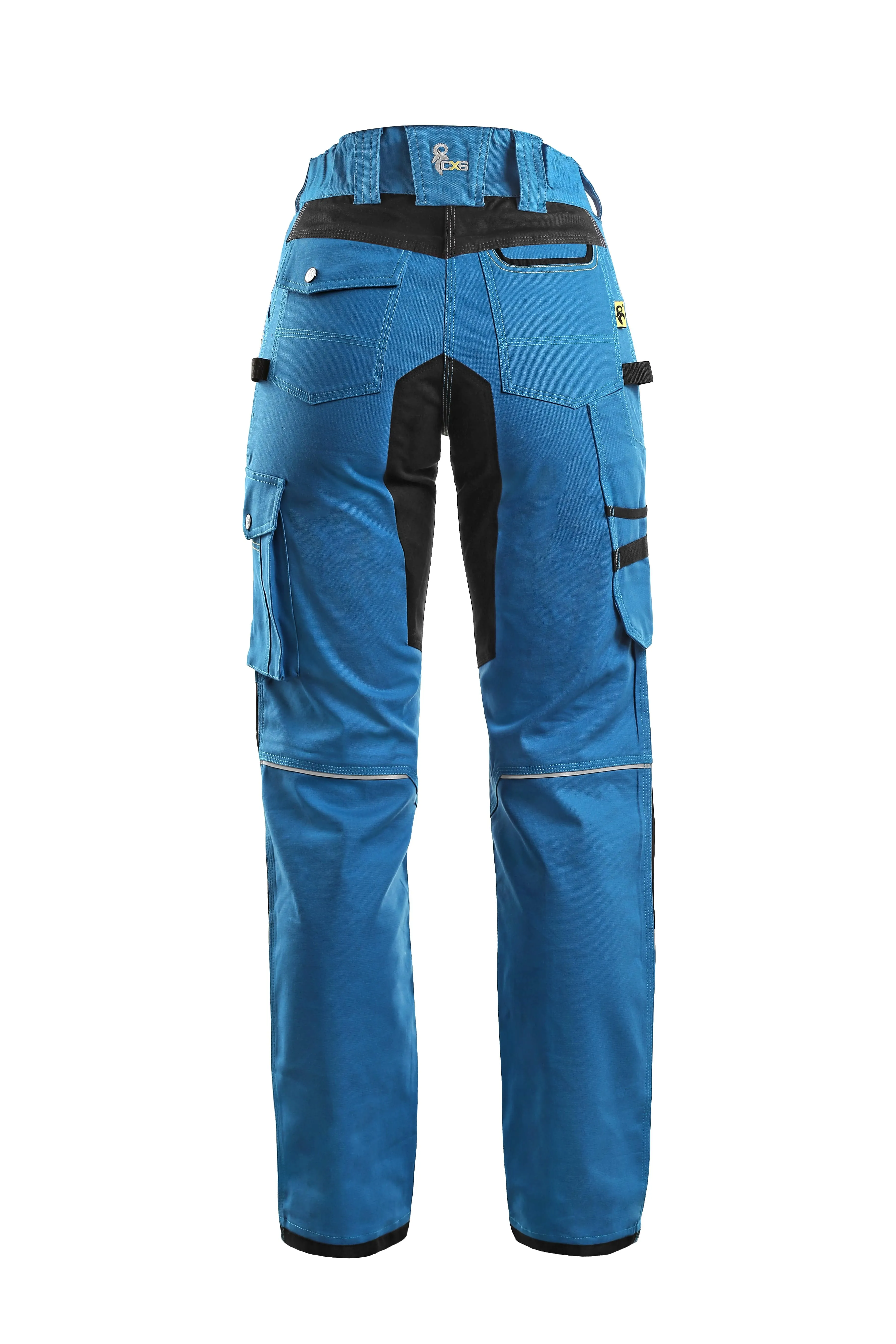 CXS STRETCH, BRIGHT BLUE-BLACK, WOMEN ́S WORKING PANTS