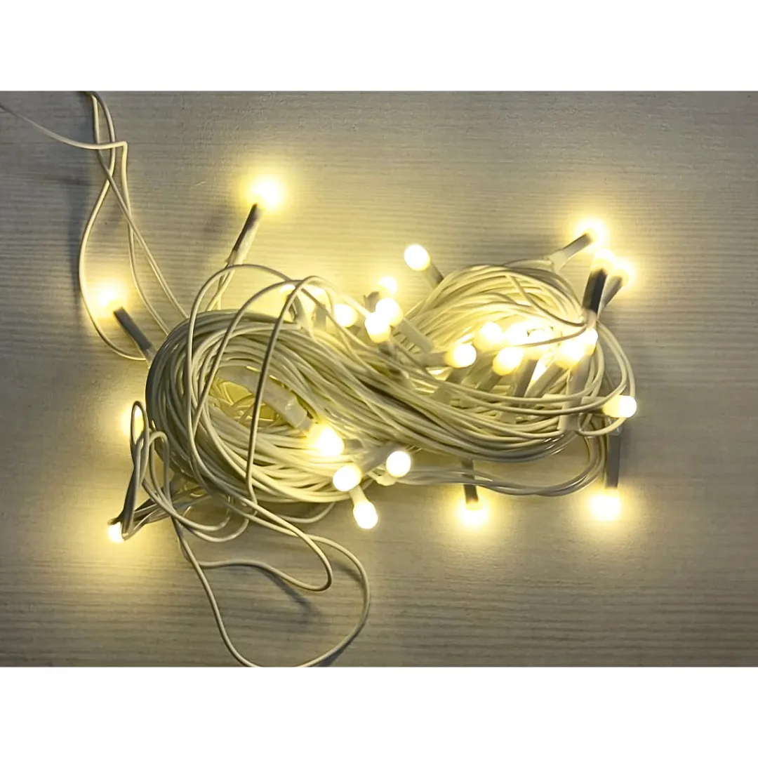 Diwali Light Warm White, Approx. 20 Meter For Buildings | Best For Hospitals, Schools, Apartment | Warm White Led Light | Pack Of 50 Pcs - Rs 5245/-