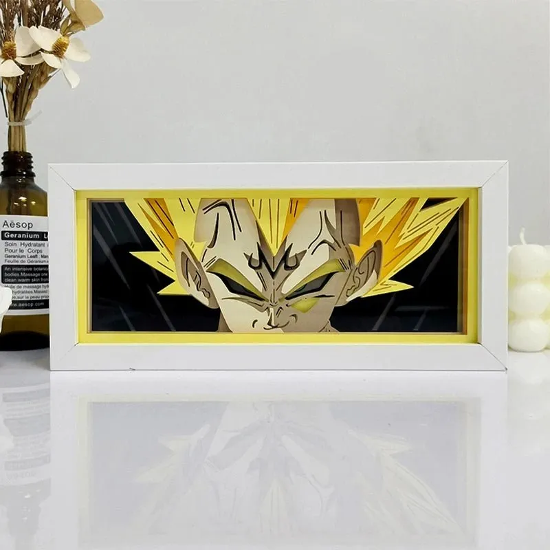 Dragon Ball Z Paper-Cut Night Light: Illuminate Your World
