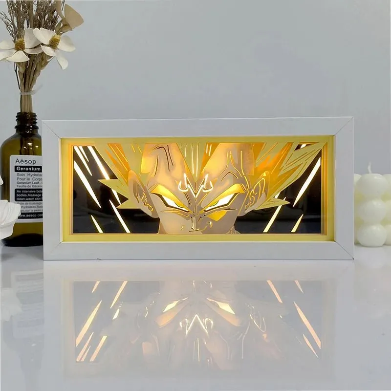 Dragon Ball Z Paper-Cut Night Light: Illuminate Your World